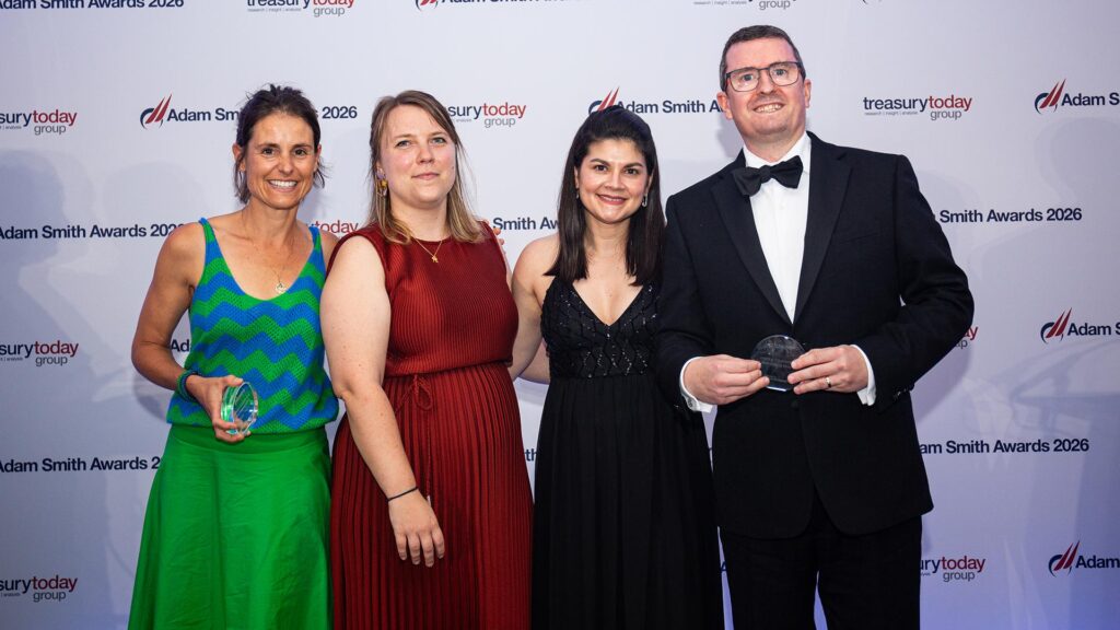 Photo of Julie Maquest, J.P. Morgan Asset Management, Zoé Docquier, Francini Vargas Vargas and Eoin James Hugh Edwards, Pluxee.