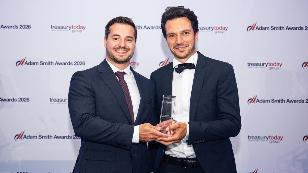Photo of Iñigo de la Maza and Aramis Buscemi, Roche.