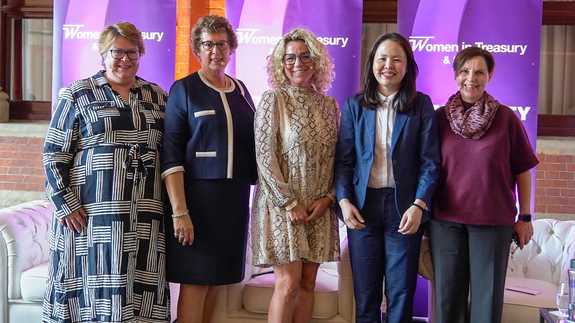 Women in Treasury & Finance EMEA Forum 2026 panellist group photo
